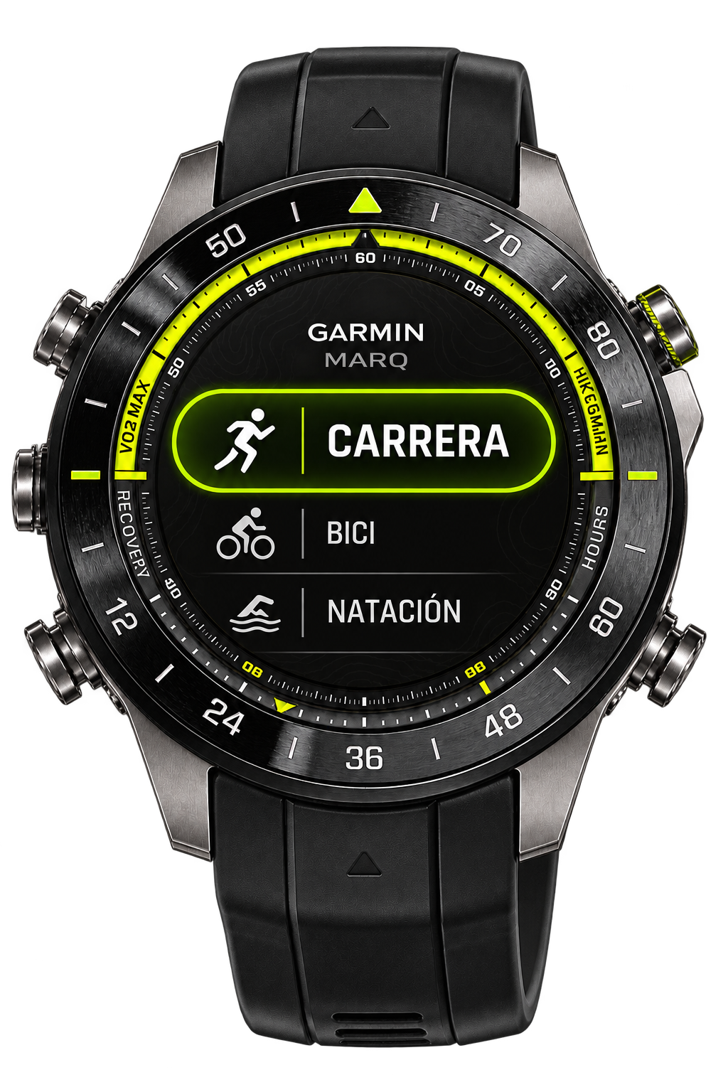 Reloj Garmin MARQ con Carrera seleccionada